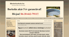 Desktop Screenshot of mesterburkolo.hu